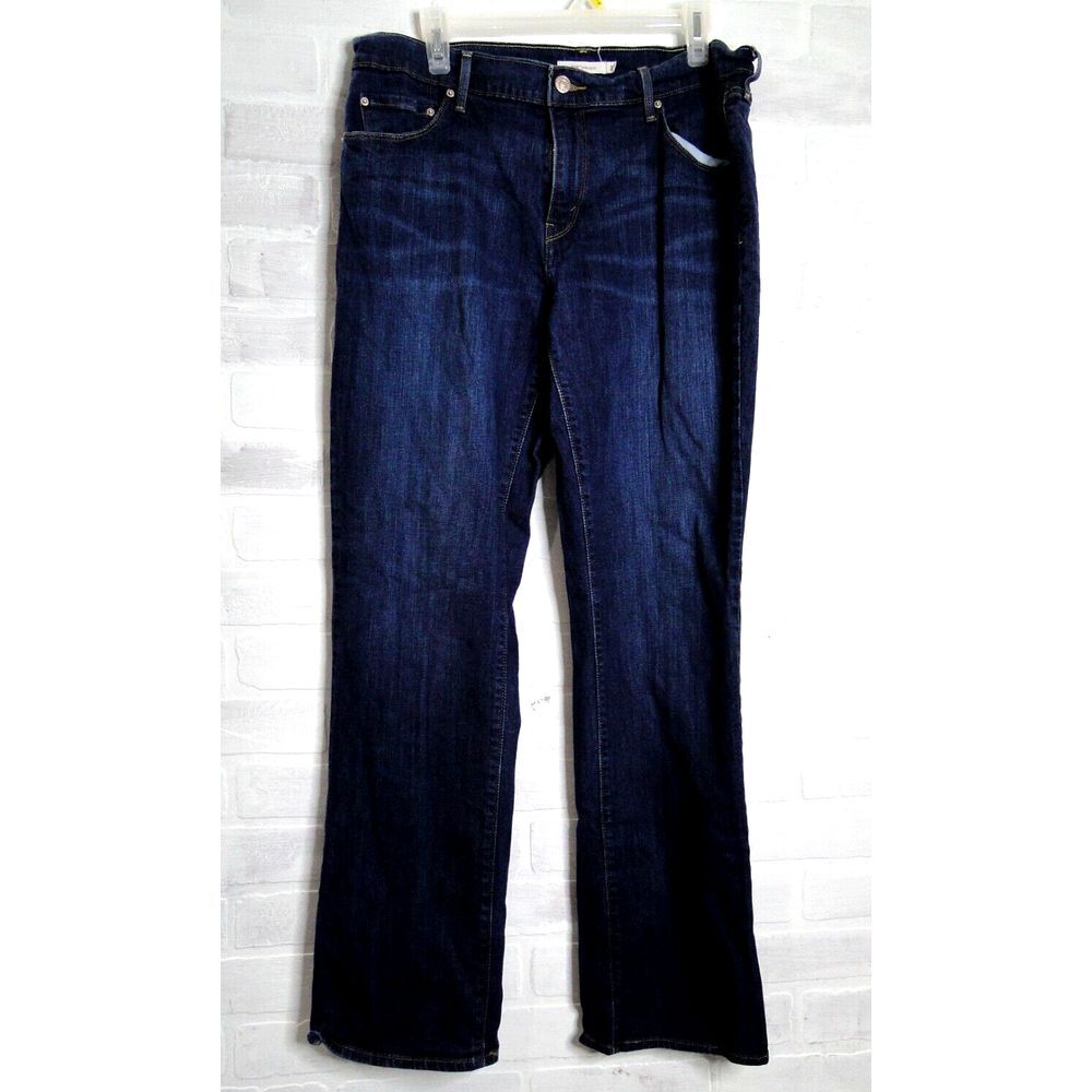 Levis 505 • Straight Leg 100% Cotton Denim Blue Jeans Mens •‎ Size 32  x  41